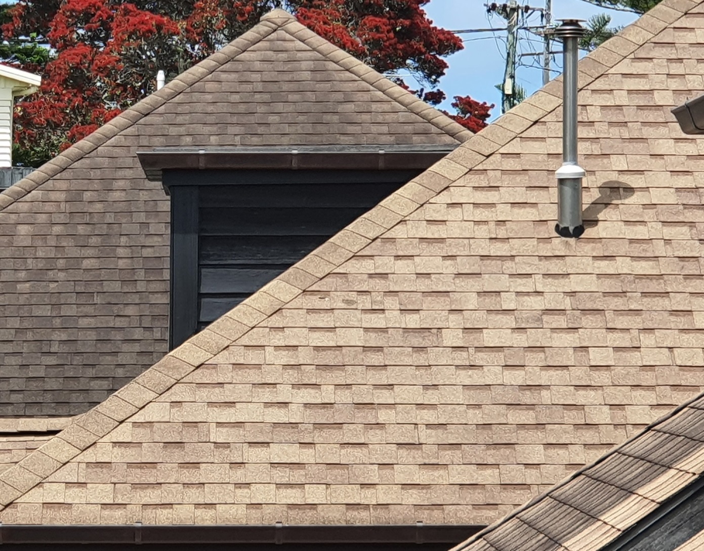 Roof Cleaning - Asphalt Shingle cleaned with Bio-Shield®